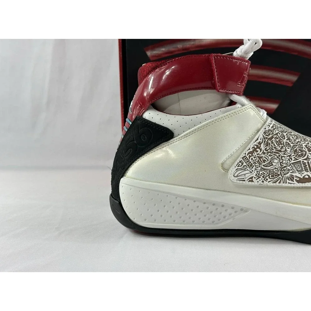 Nike Air Jordan 20 OG 'White Varsity Red' 2005 Men's 310455-161 Size 12